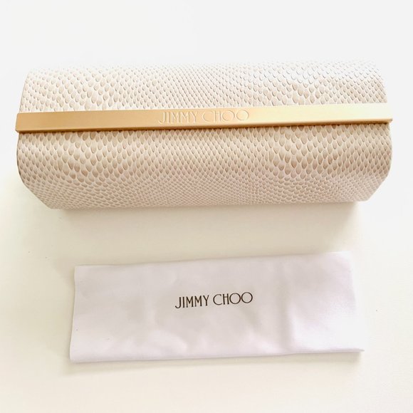 0110 EXCELLENT USED CONDITION JIMMY CHOO SUNGLASSES  TORTOISE SHELL CAT EYE - Picture 11 of 12